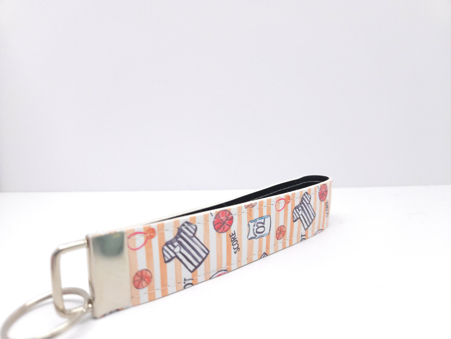 Basketball Two Layer Key Fob Ready To Ship