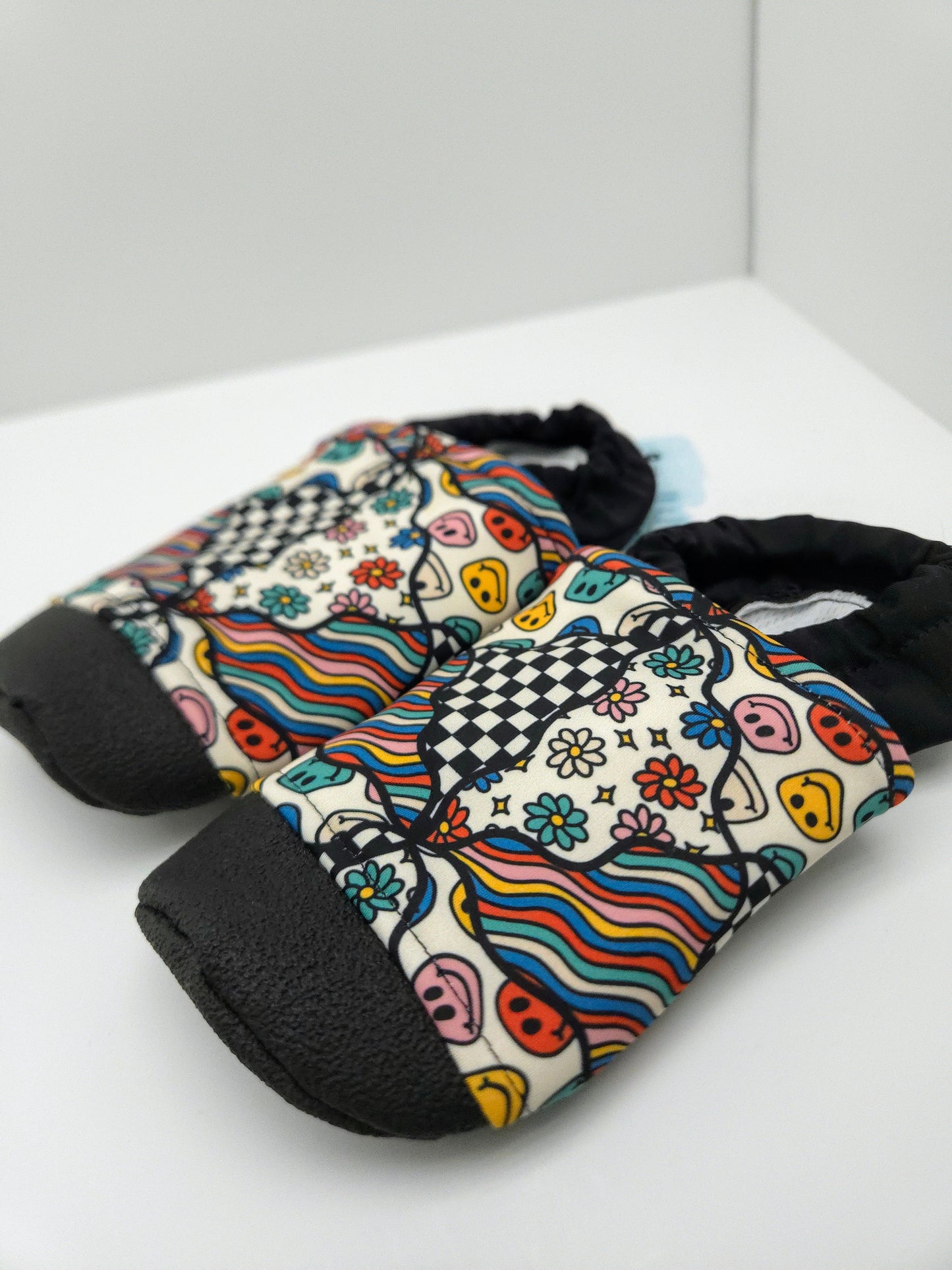 T12 Groovy Swirls w TG Swim Shoes - Ready To Ship * SECONDS*