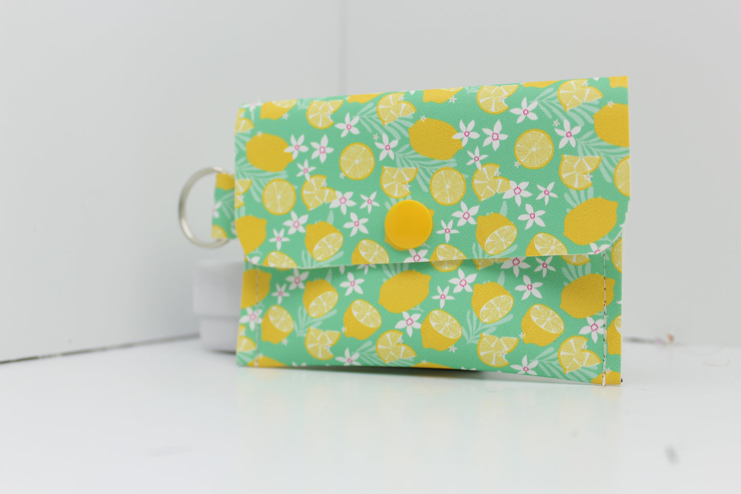 Lemons Single Pocket Card Wallet Ready To Ship