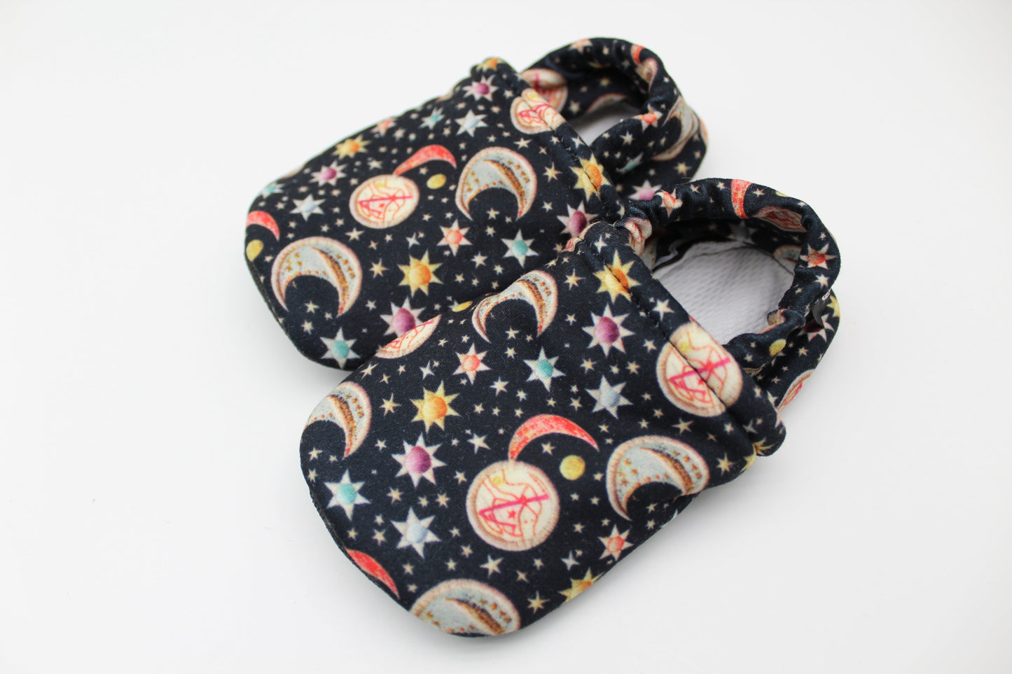 12-18 Mesh Embroidery Moons Everyday Shoes - Ready To Ship