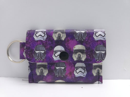 Purple Trooper Single Pocket Card Wallet Ready To Ship