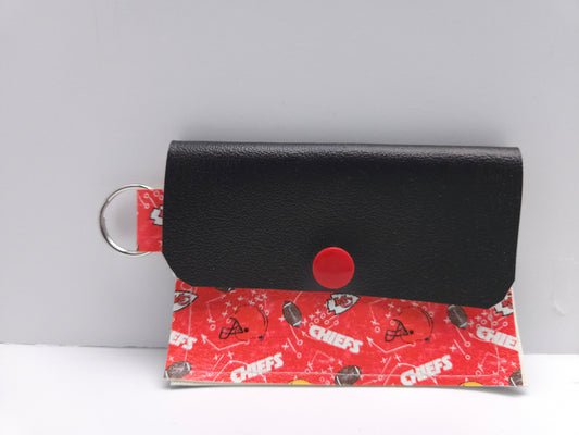 C H I E F S w Black Single Pocket Card Wallet Ready To Ship