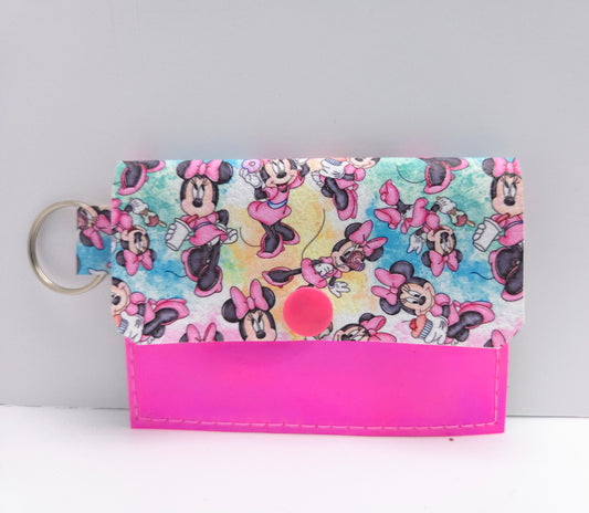 Minnie Single Pocket Card Wallet Ready To Ship