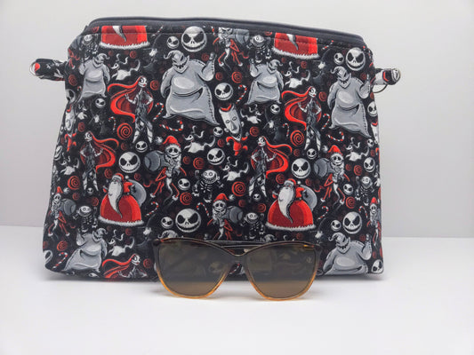 Jack's Christmas Land Large Zippered Bag Ready To Ship