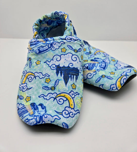 T10 Flannel Headed To Hogwarts Everyday Shoes - Ready To Ship