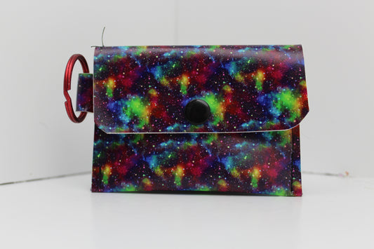 Galactic Sky Single Pocket Card Wallet Ready To Ship