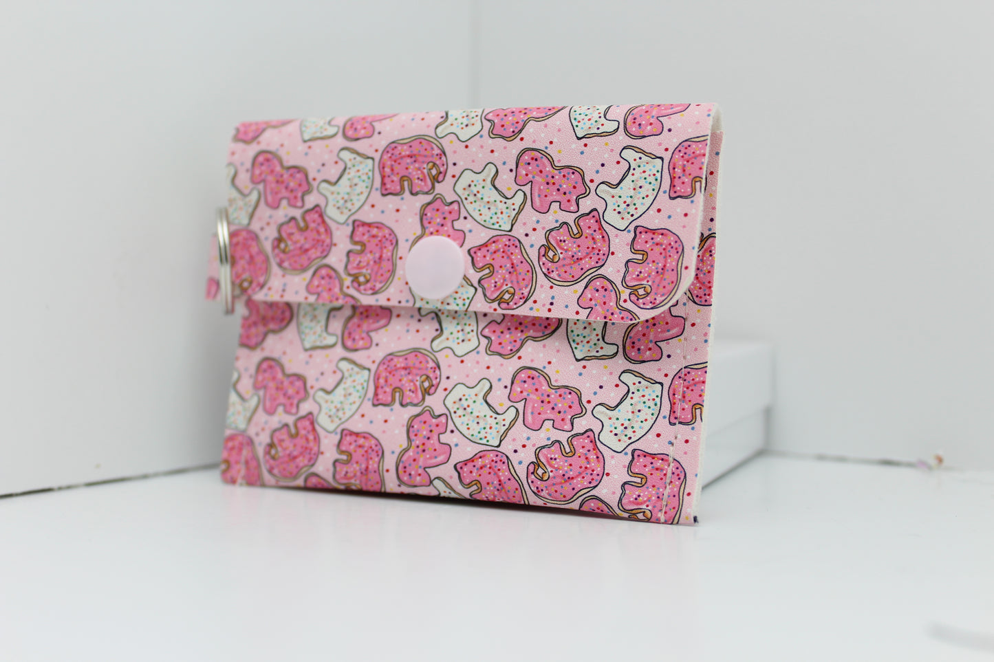 Iced Animal Cookies Single Pocket Card Wallet Ready To Ship