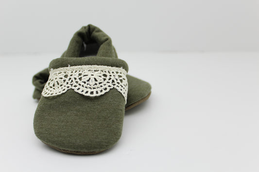 Heathered Olive Solid Everyday Shoes Preorder - 3/4 week TAT