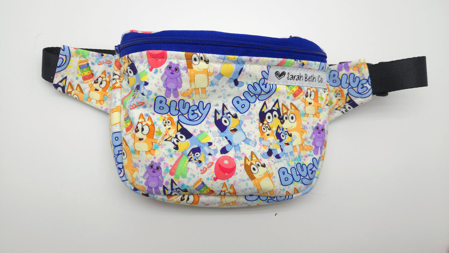 Heeler Paint Party! Small Bum Bag / Kid Strap - Ready To Ship