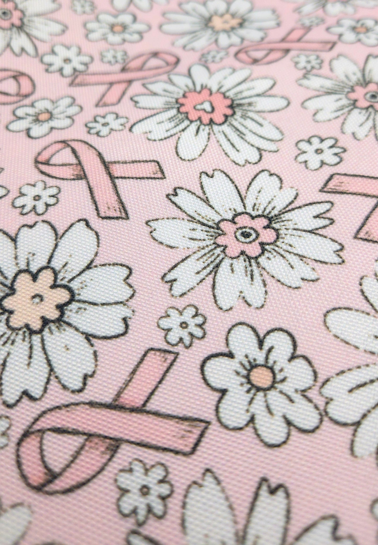 Pink Ribbon Breast Cancer Awarness Custom Bum Bag / 1-3 Week TAT