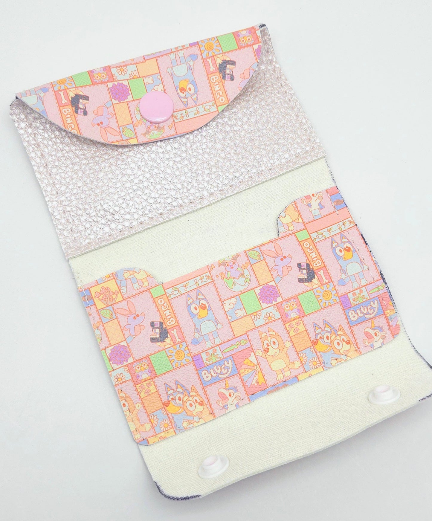 Blue Heeler Blocks Pocket Card Combo Wallet Ready To Ship