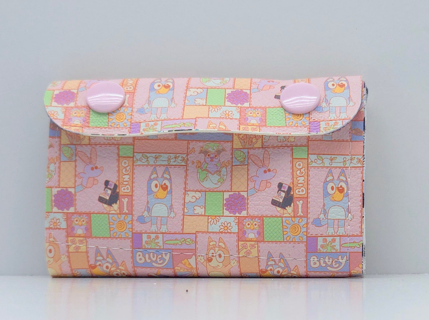 Blue Heeler Blocks Pocket Card Combo Wallet Ready To Ship