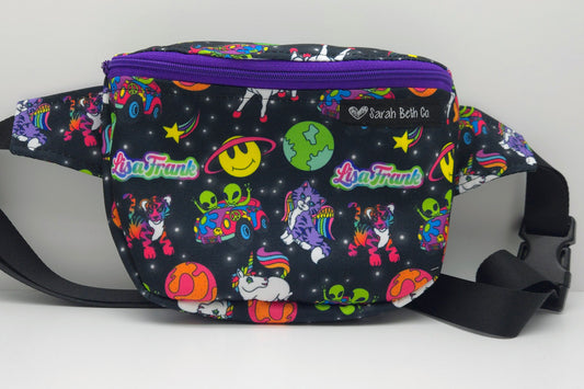 Black Lisa Frank Bum Bag Preorder / 1-3 Week TAT